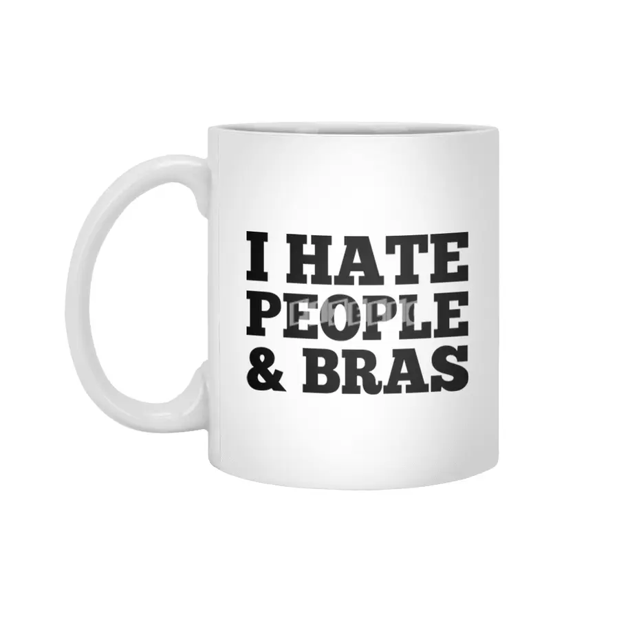 I Hate People & Bras Beyaz Kupa