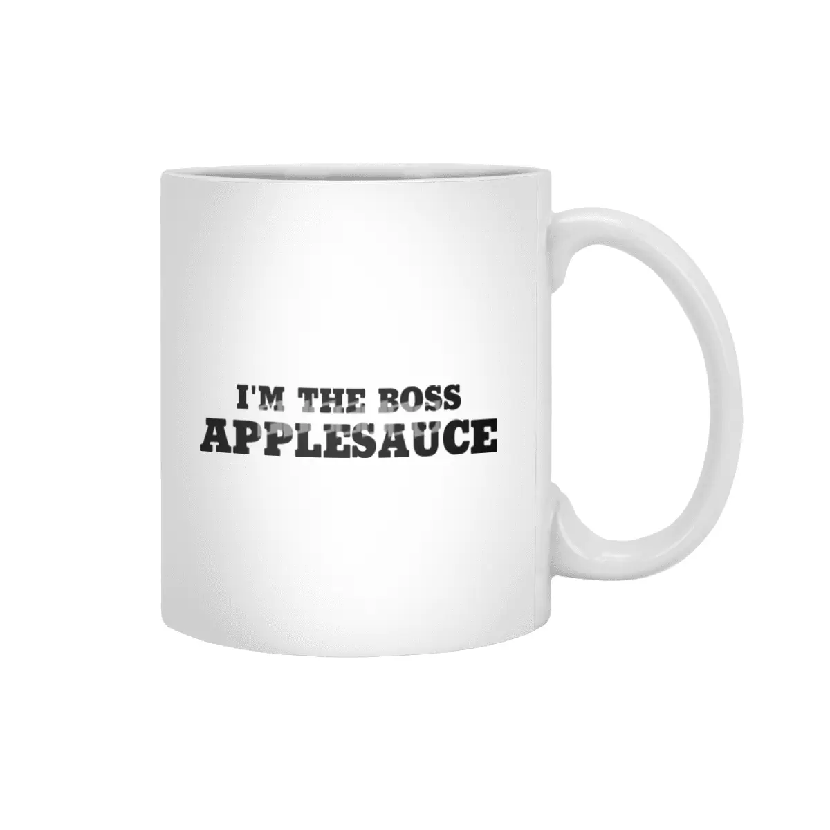 I'm The Boss Applesauce Beyaz Kupa
