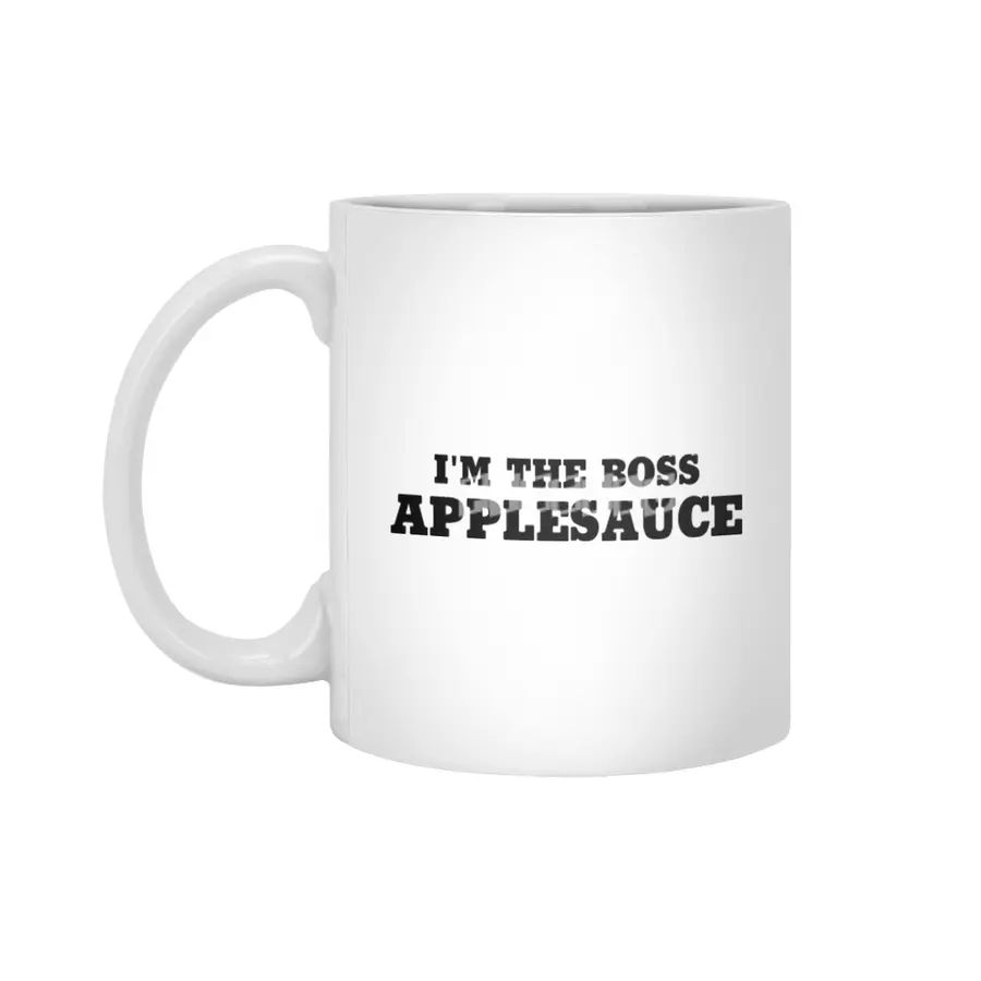 I'm The Boss Applesauce Beyaz Kupa