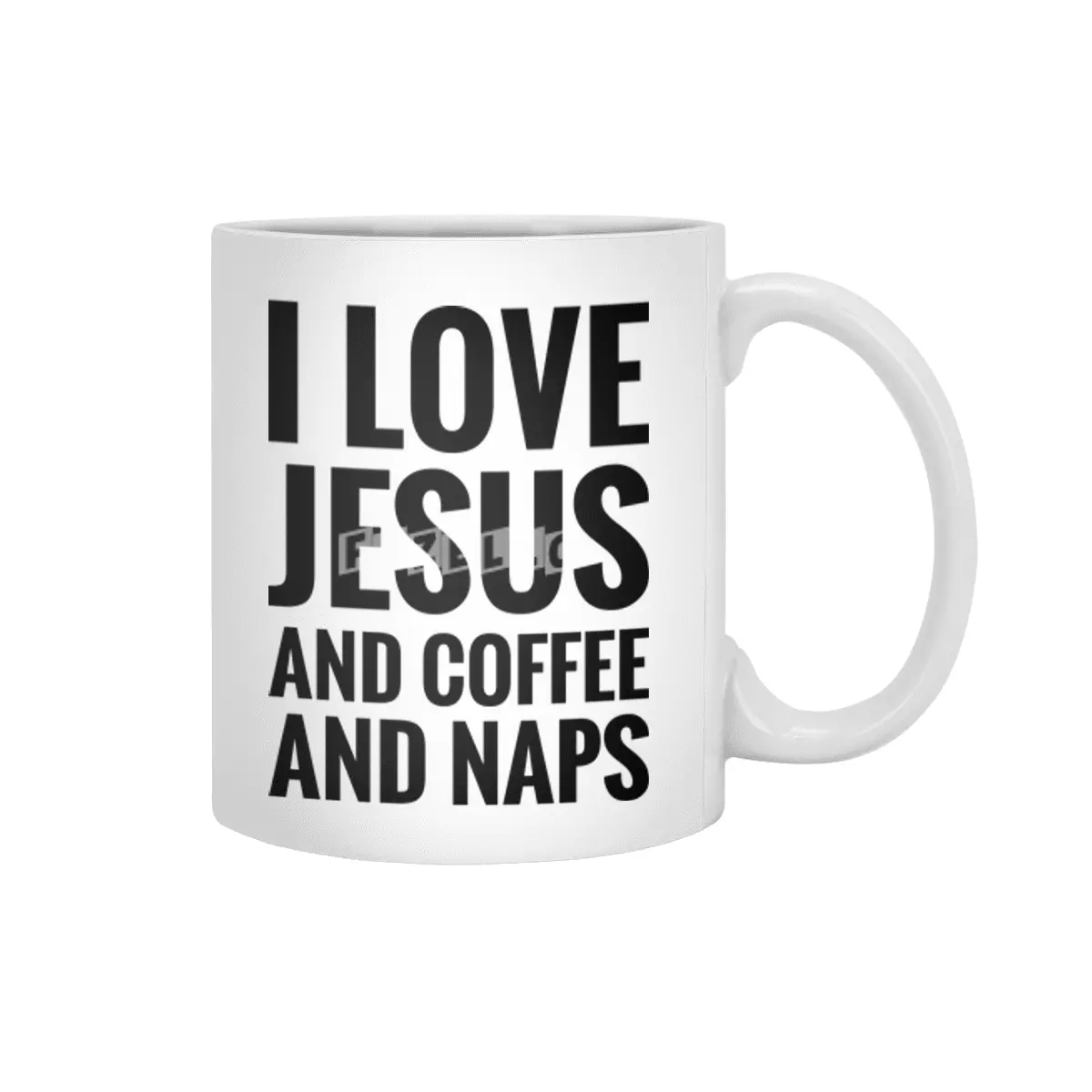 Jesus, Coffee & Naps Beyaz Kupa