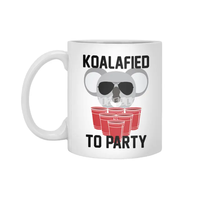 Koalafied to Party Beyaz Kupa
