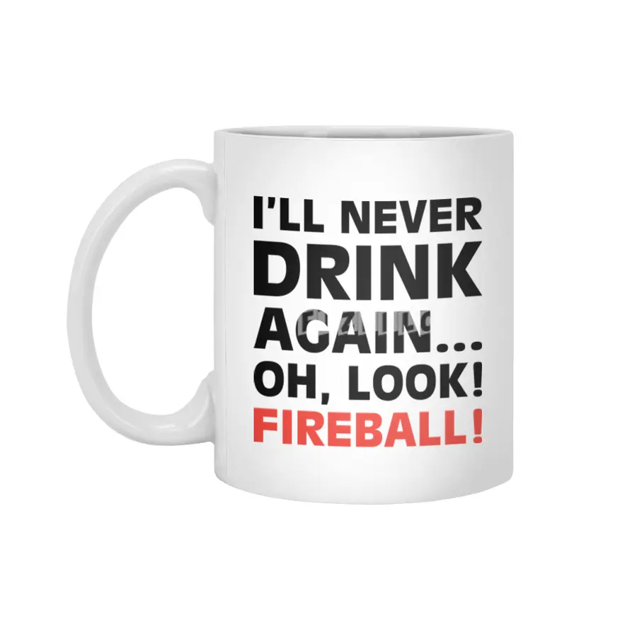 Oh, Look! Fireball! Beyaz Kupa