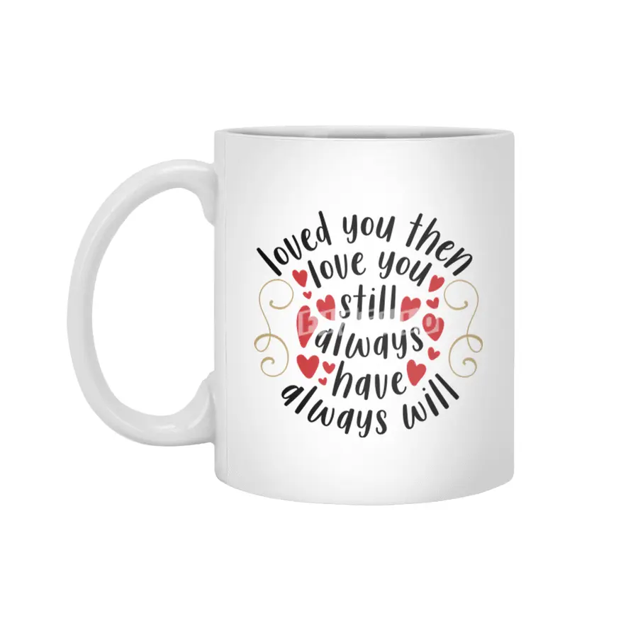Valentine day, Wedding gifts Beyaz Kupa