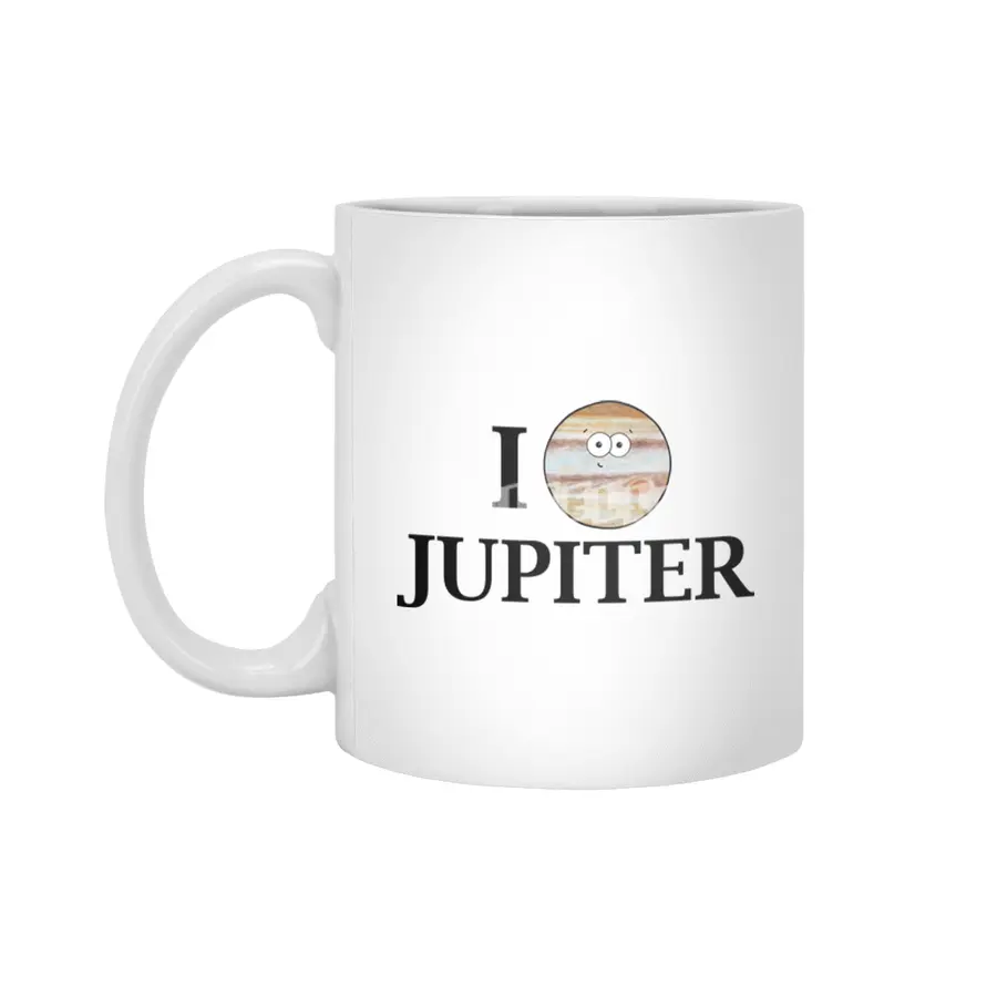 I Heart Jupiter Beyaz Kupa