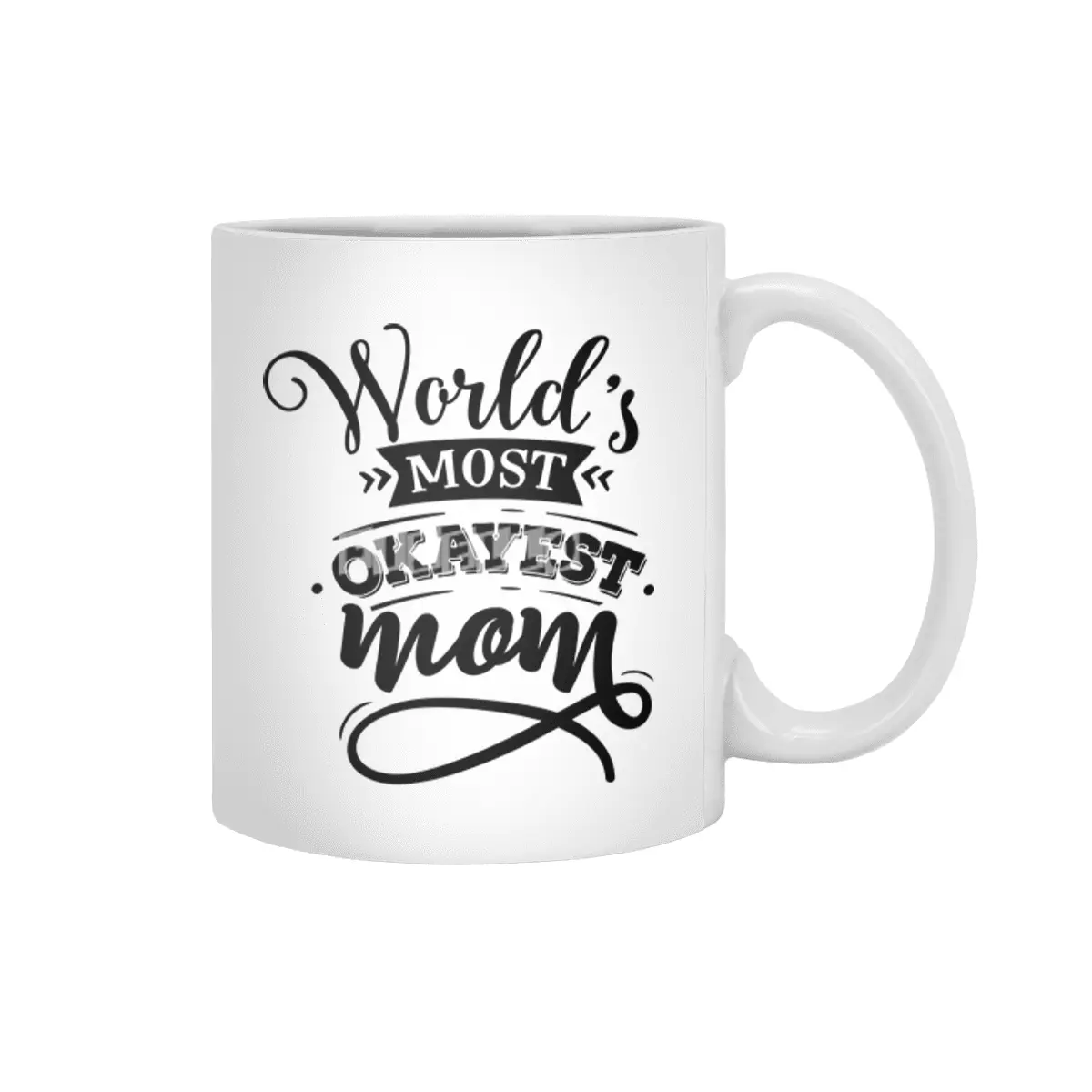 WORLD'S MOST OKAYEST/ AWESOME FAMILY MEMBER/GROUP Beyaz Kupa