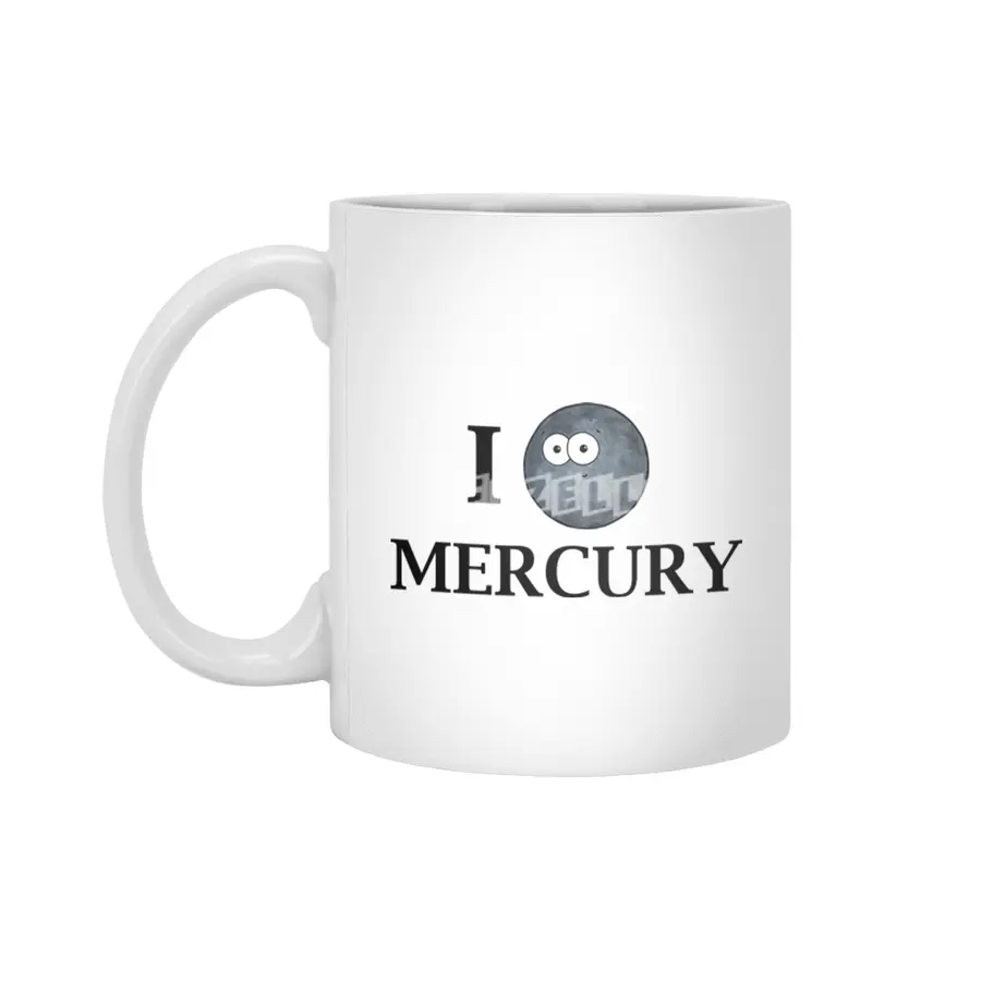 I Heart Mercury Beyaz Kupa