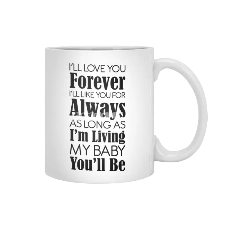Valentine day cards , prints, gifts Beyaz Kupa