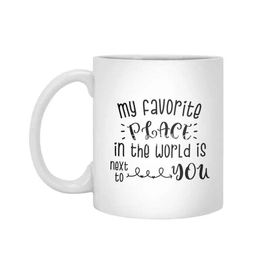 Valentine day cards , prints, gifts Beyaz Kupa