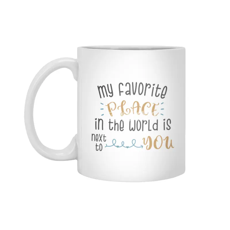 Valentine day cards , prints, gifts Beyaz Kupa