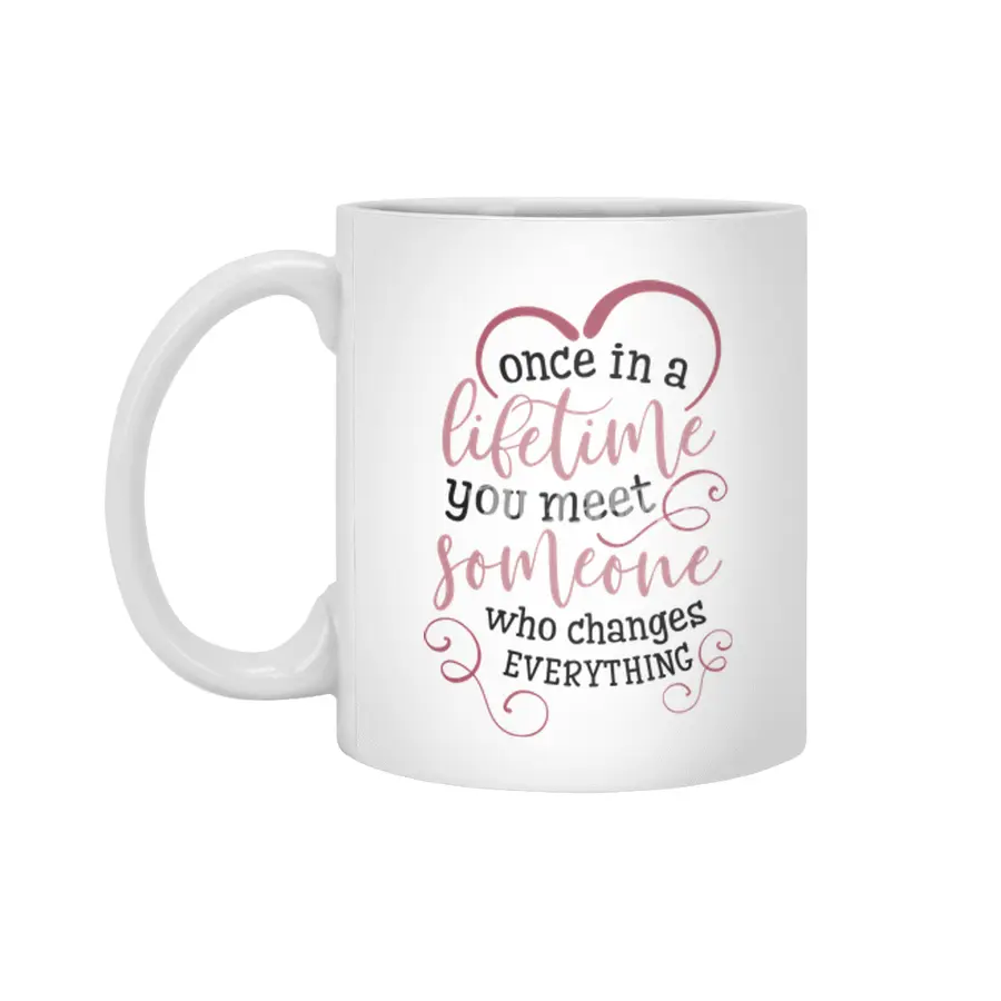 Valentine day cards , prints, gifts Beyaz Kupa