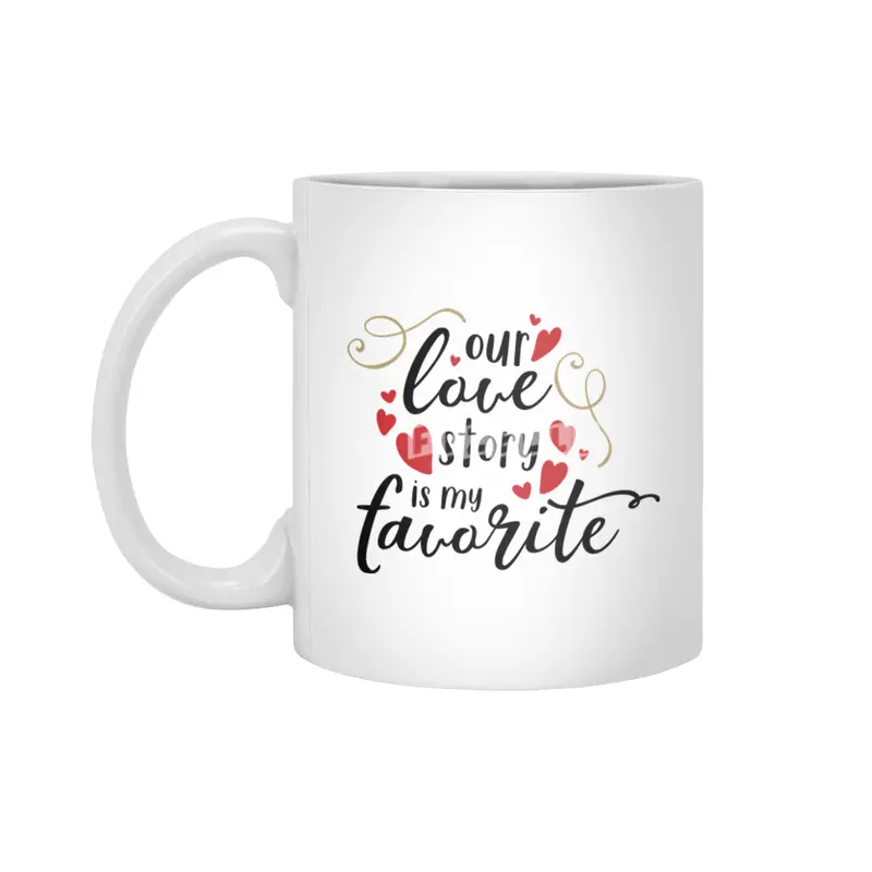 Valentine day cards , prints, gifts Beyaz Kupa