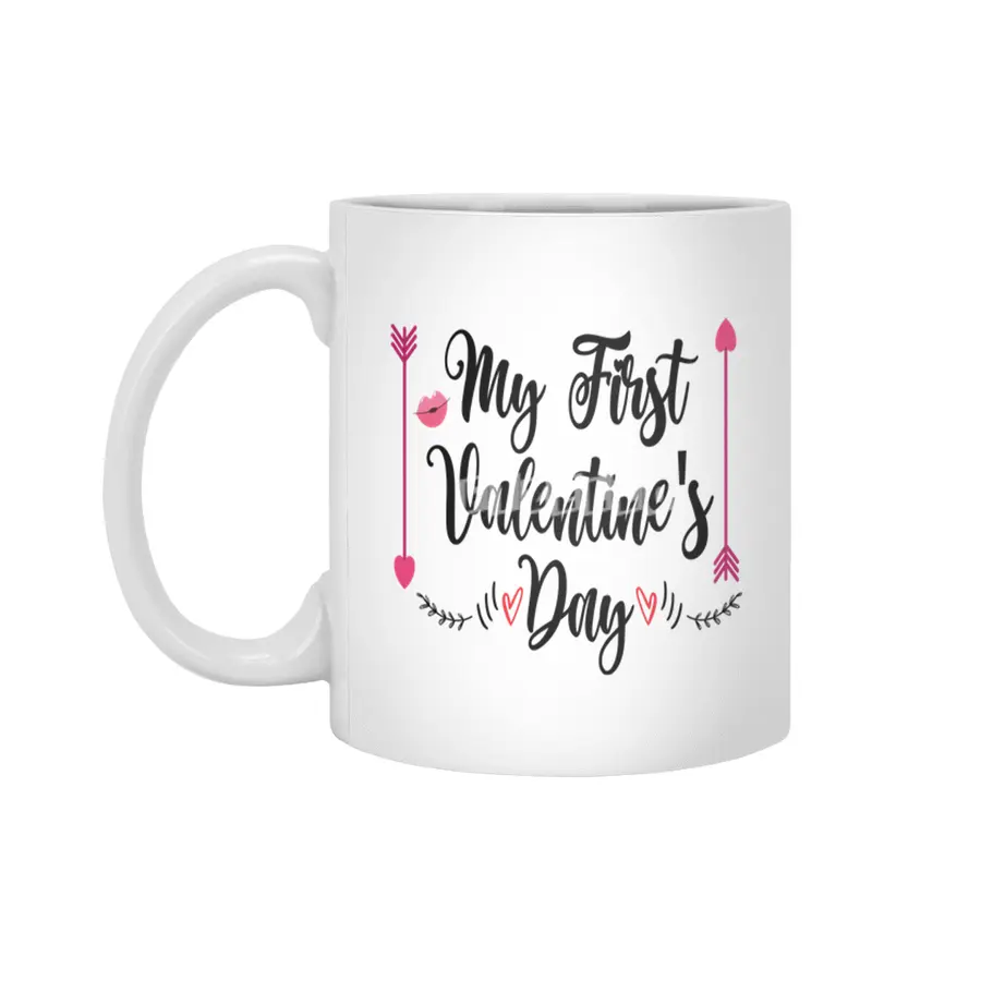 Valentine day, Engagement party & Wedding gifts Beyaz Kupa