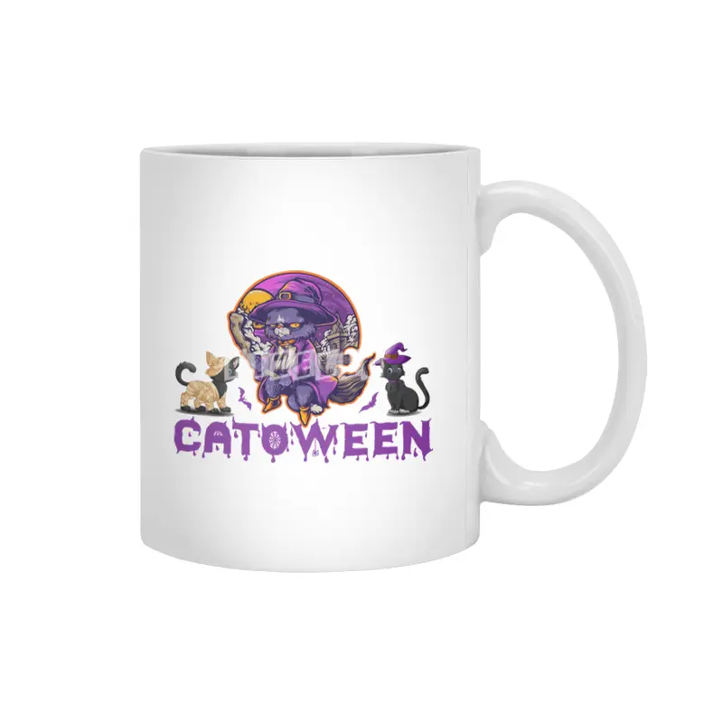 Catoween Beyaz Kupa