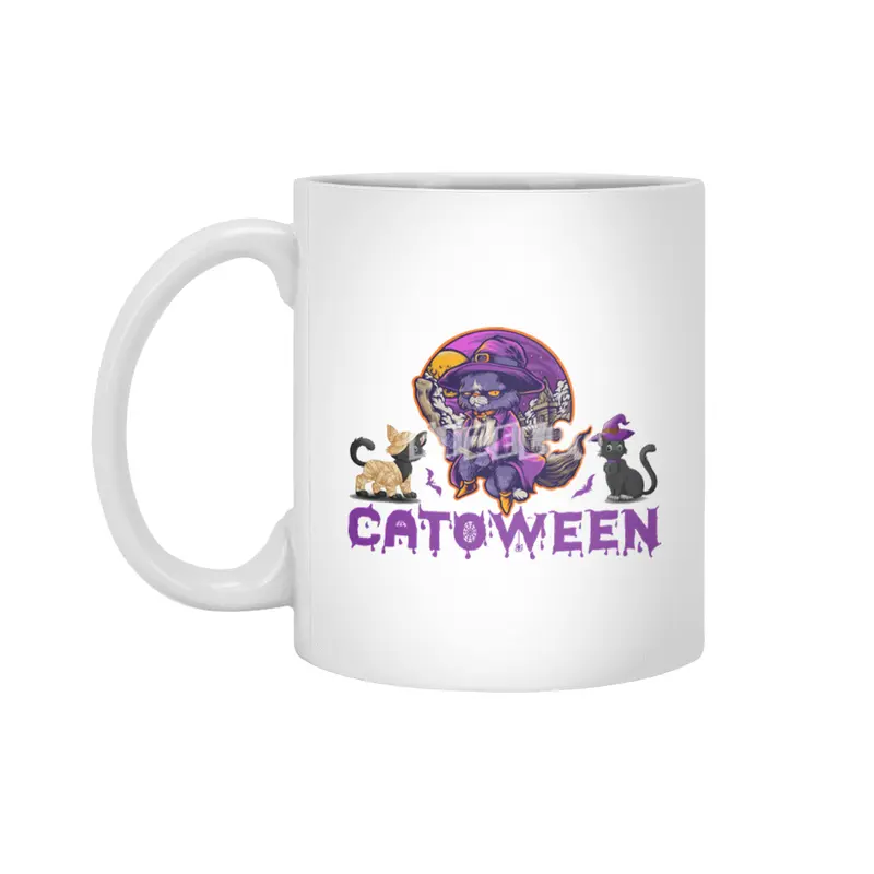 Catoween Beyaz Kupa
