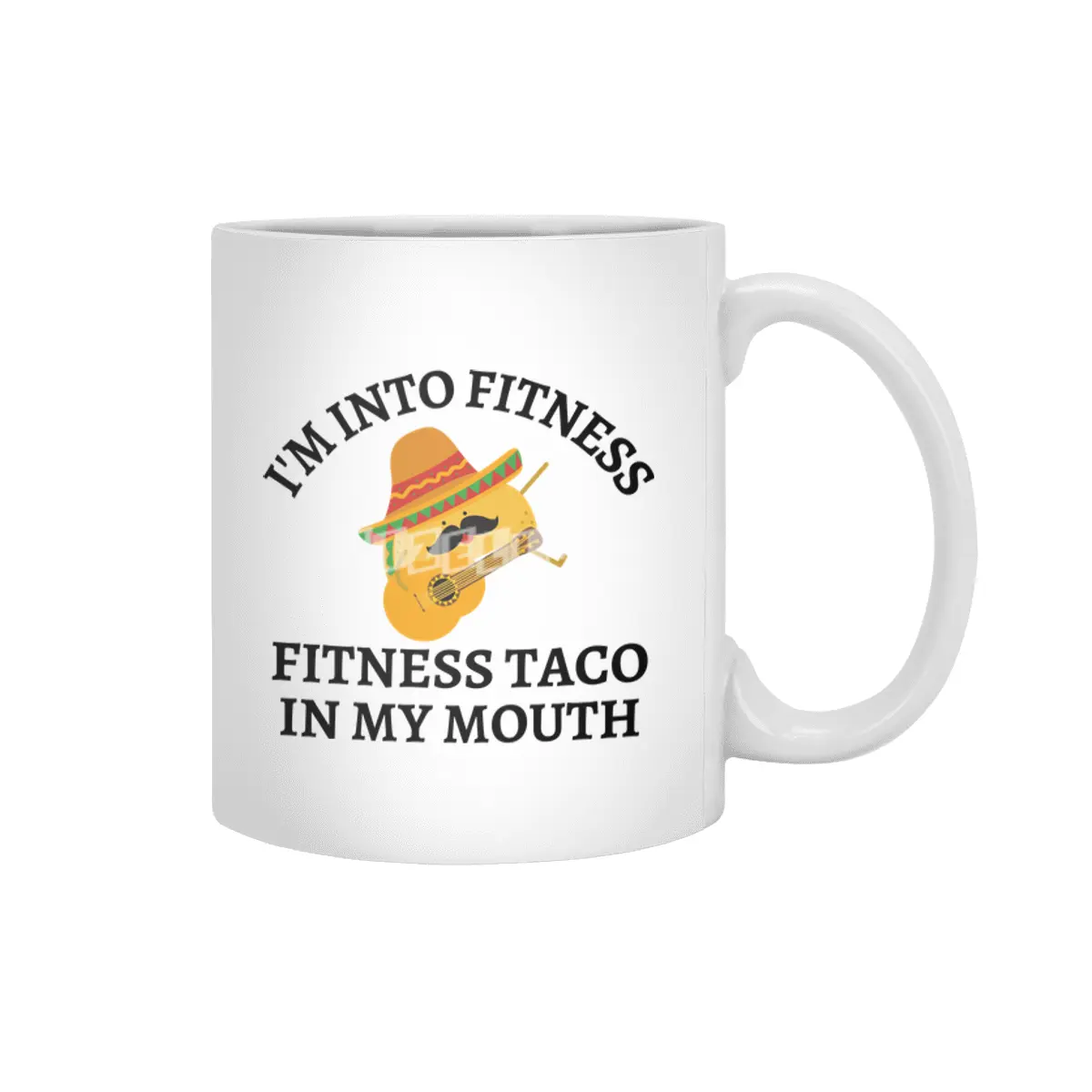Funny shirt, I'm into fitness taco shirt Beyaz Kupa