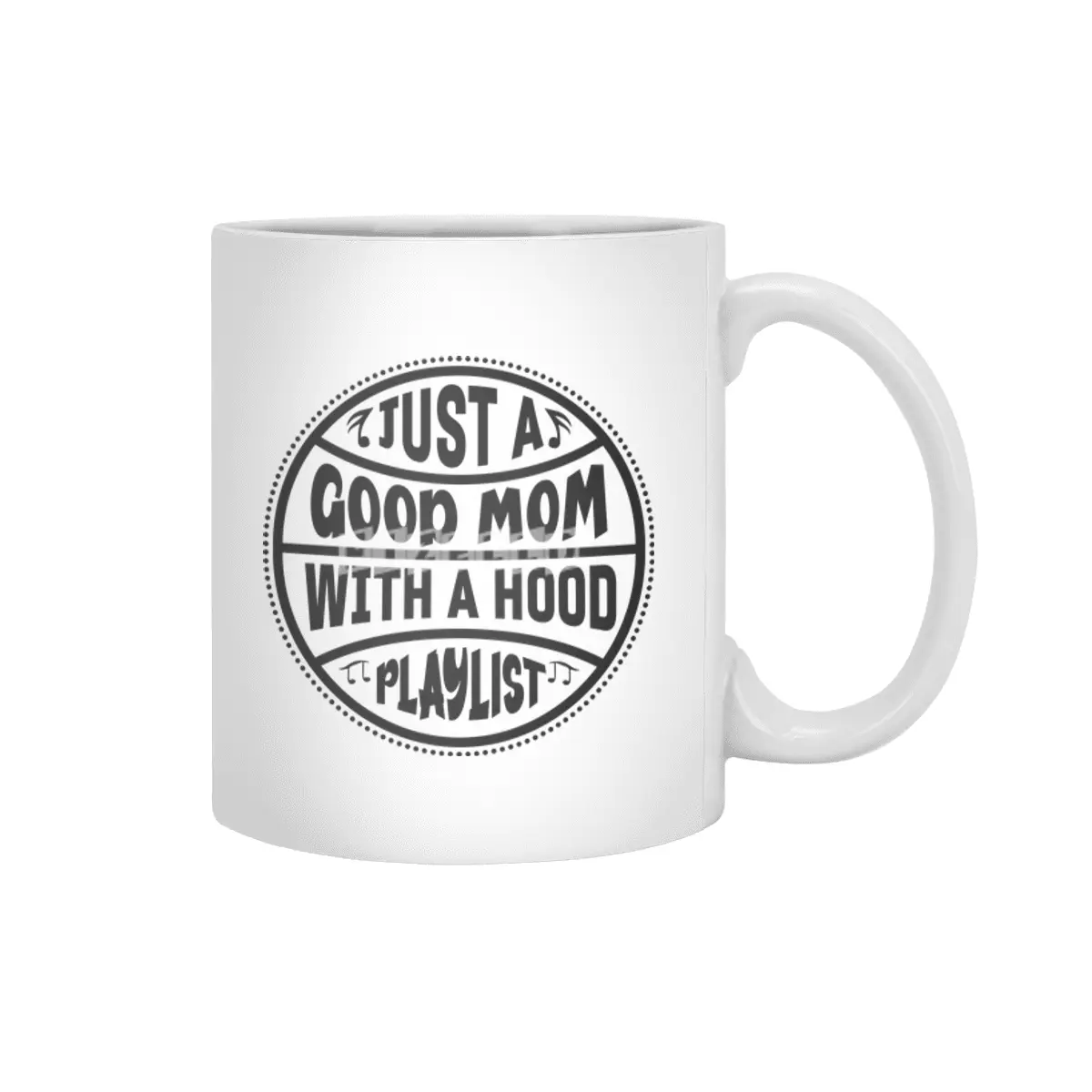 Good mom hood playlist gift, mom gift Beyaz Kupa