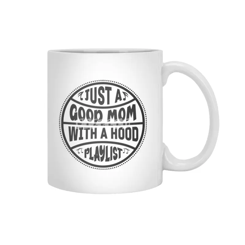 Good mom hood playlist gift, mom gift Beyaz Kupa