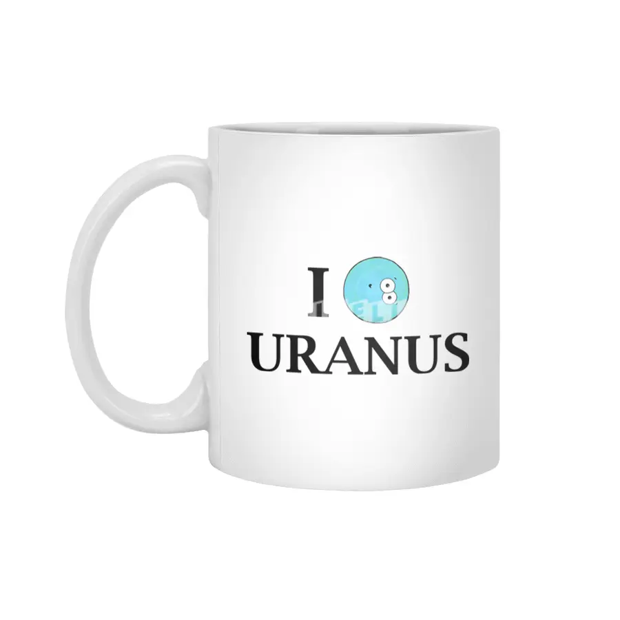 I Heart Uranus Beyaz Kupa