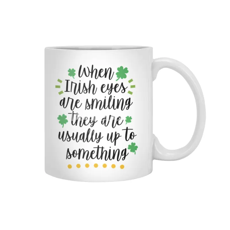 Irish , St. Patrick's Day Beyaz Kupa