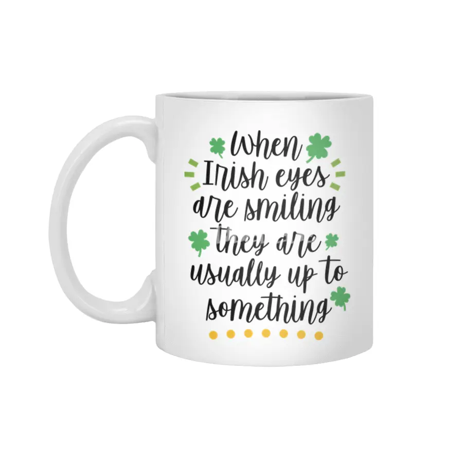 Irish , St. Patrick's Day Beyaz Kupa