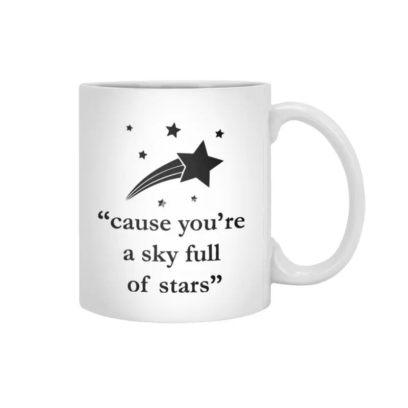 "Cause you're a sky full of stars" lyrics Beyaz Kupa