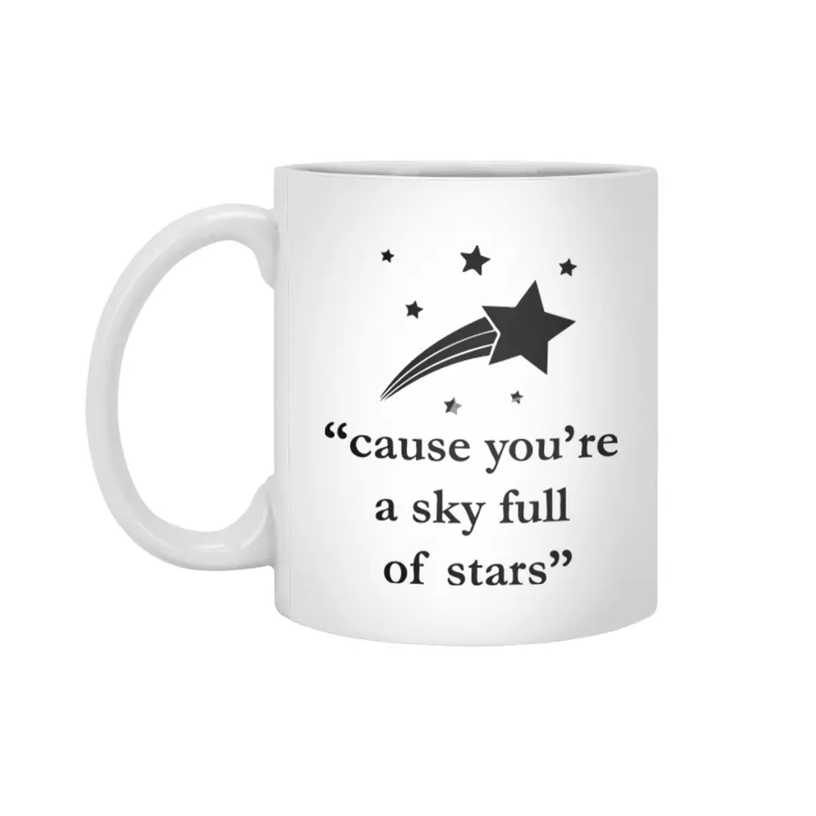 "Cause you're a sky full of stars" lyrics Beyaz Kupa