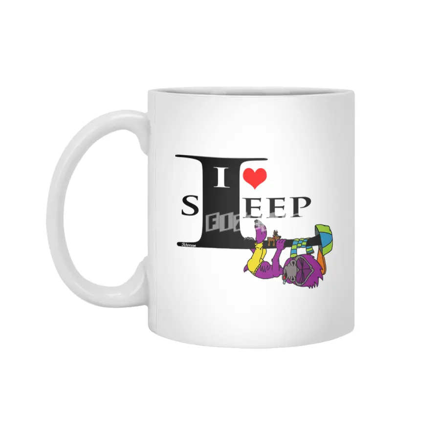 I heart sleep Beyaz Kupa