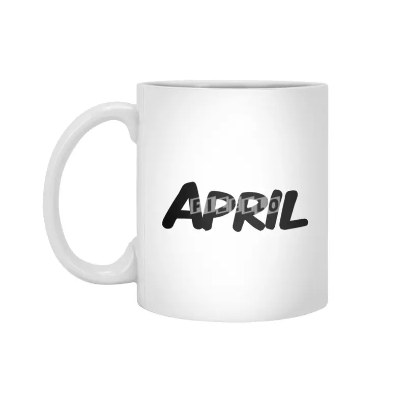 April Beyaz Kupa