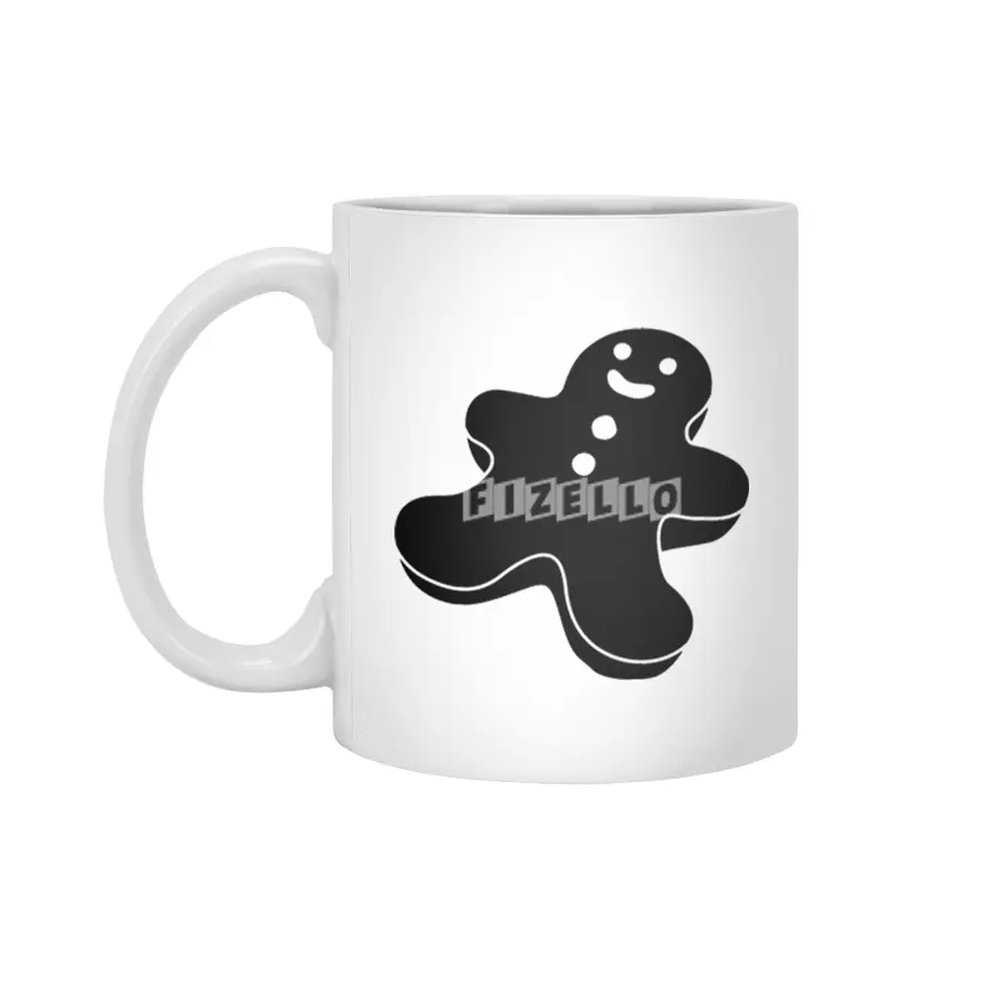 Cookie Man Silhouette Beyaz Kupa