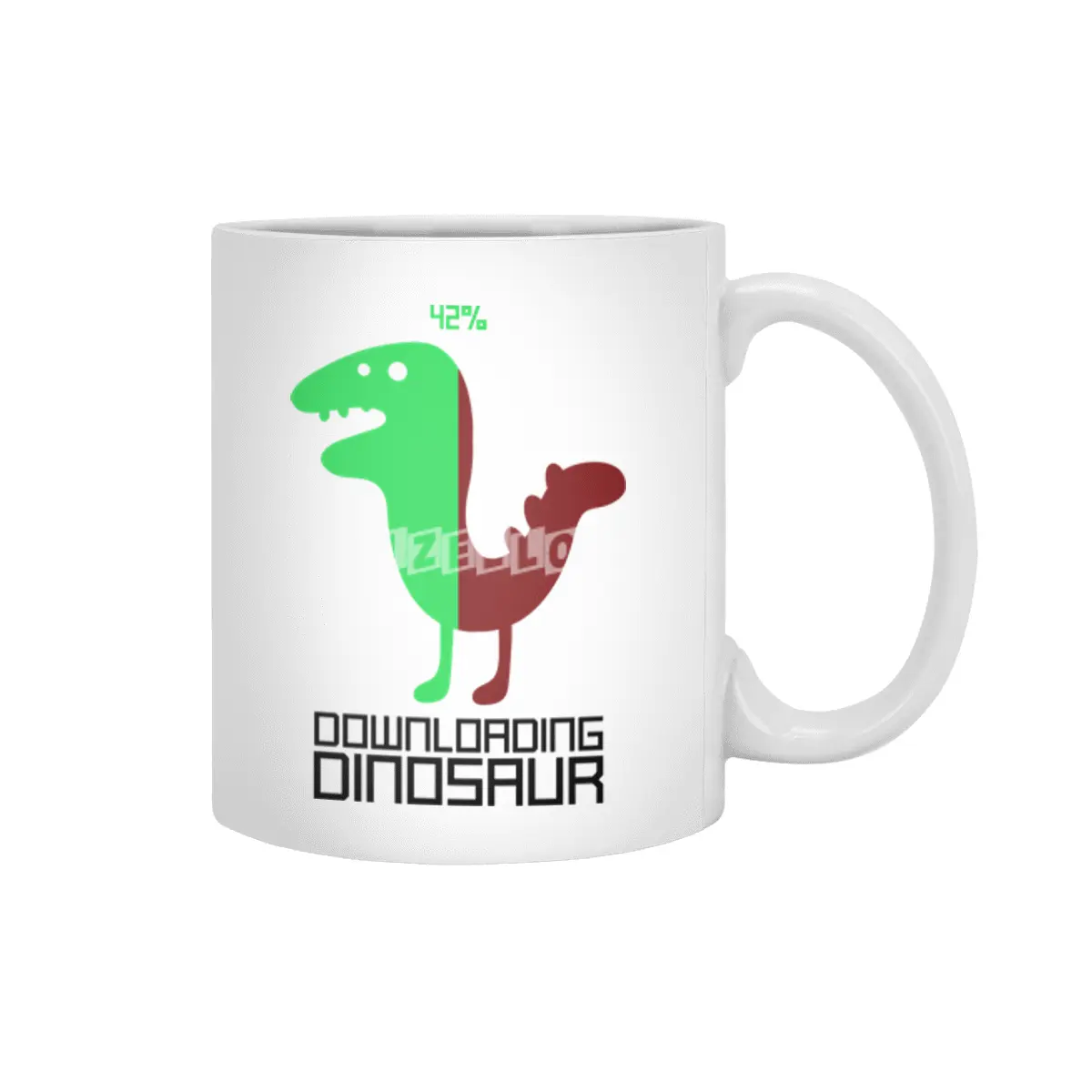 Downloading Dinosaur Beyaz Kupa