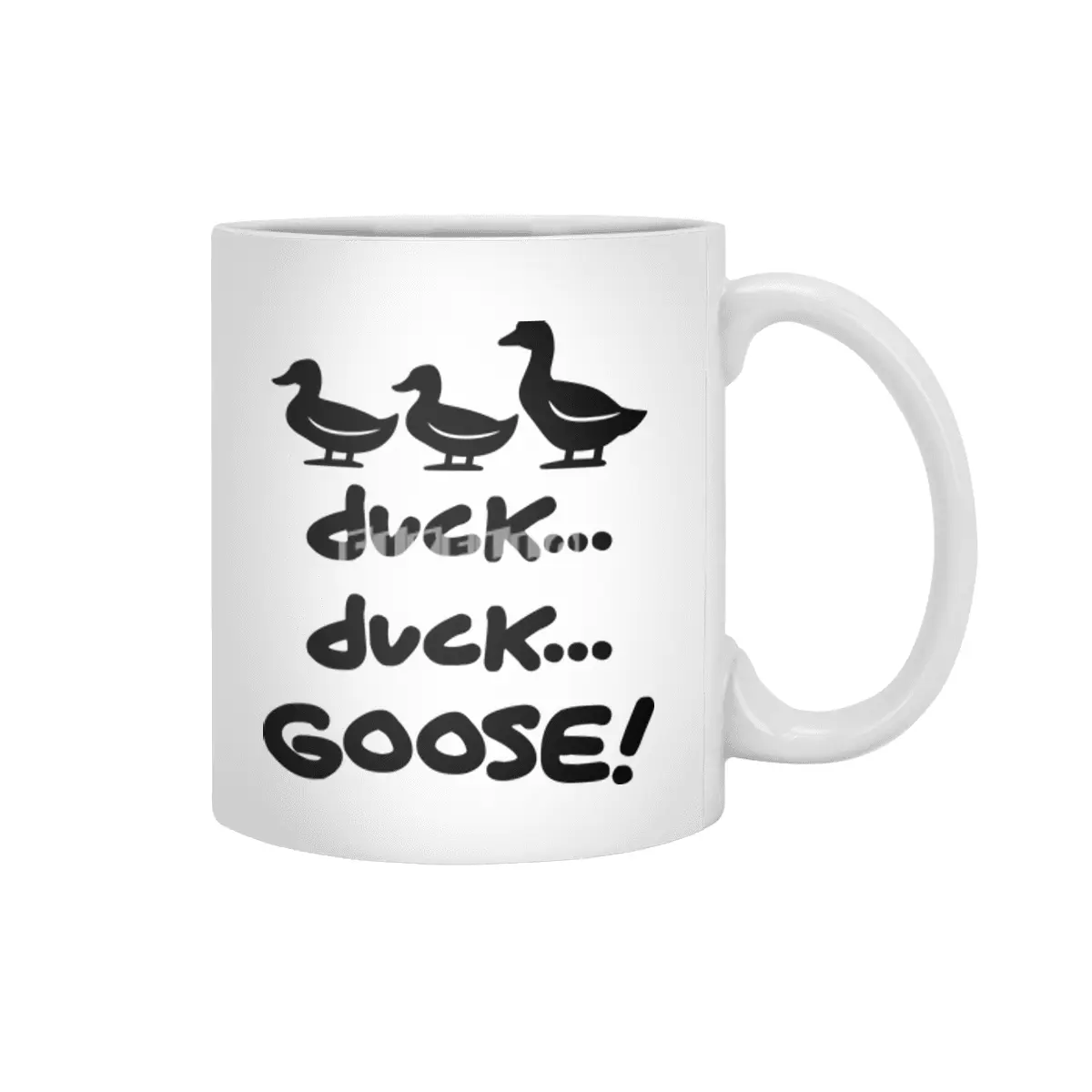 duck...duck...Goose! Beyaz Kupa