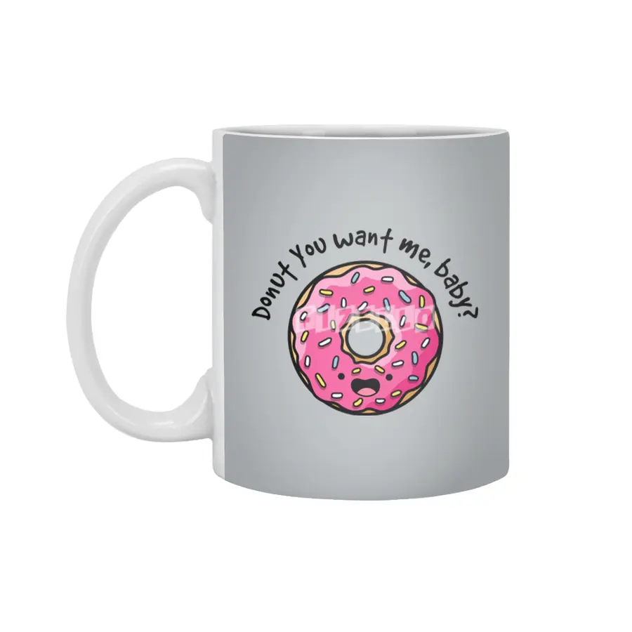 Donut You Want Me Beyaz Kupa