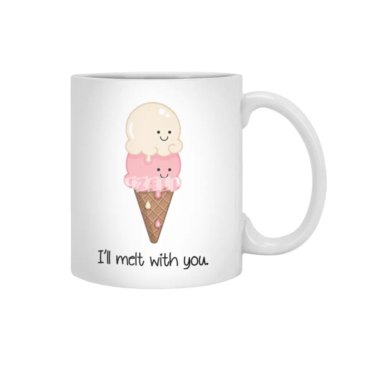 Ice Cream Lovers Beyaz Kupa