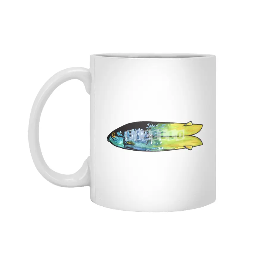 fish and fish Beyaz Kupa