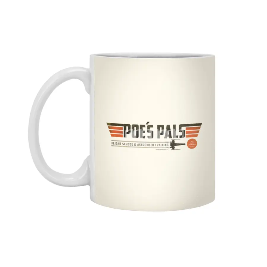 Poe's Pals Beyaz Kupa