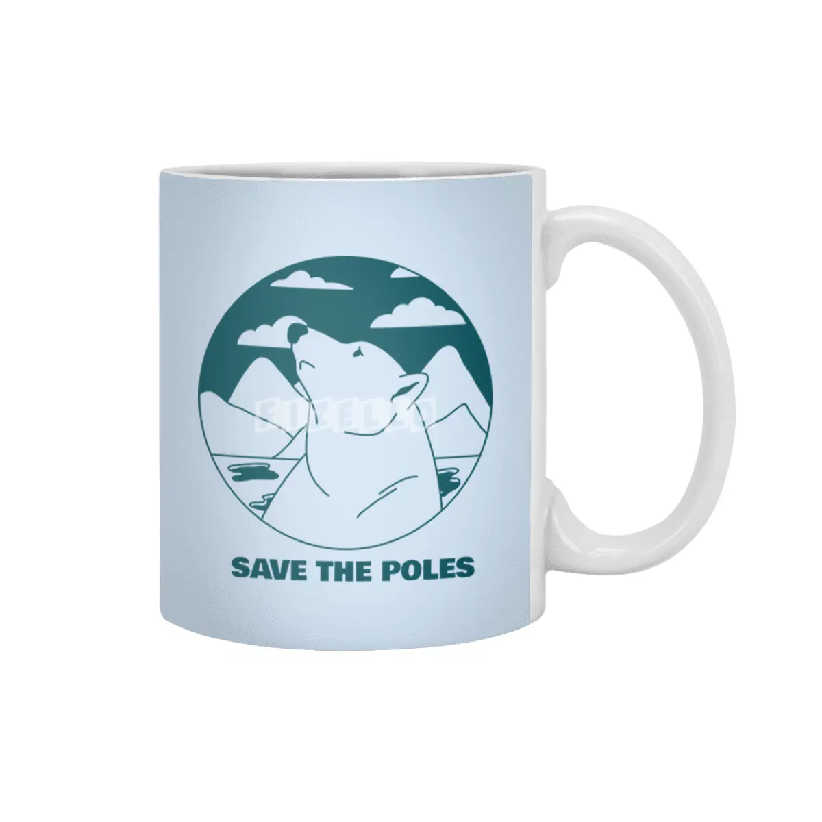 Save the poles Beyaz Kupa