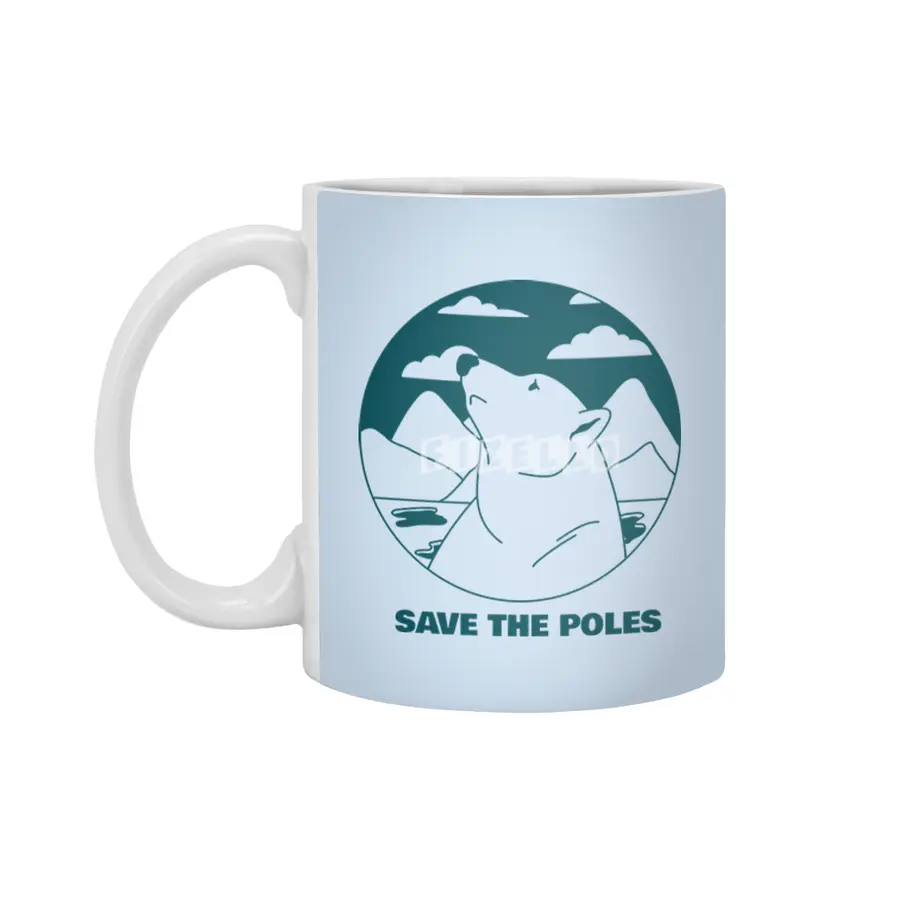 Save the poles Beyaz Kupa