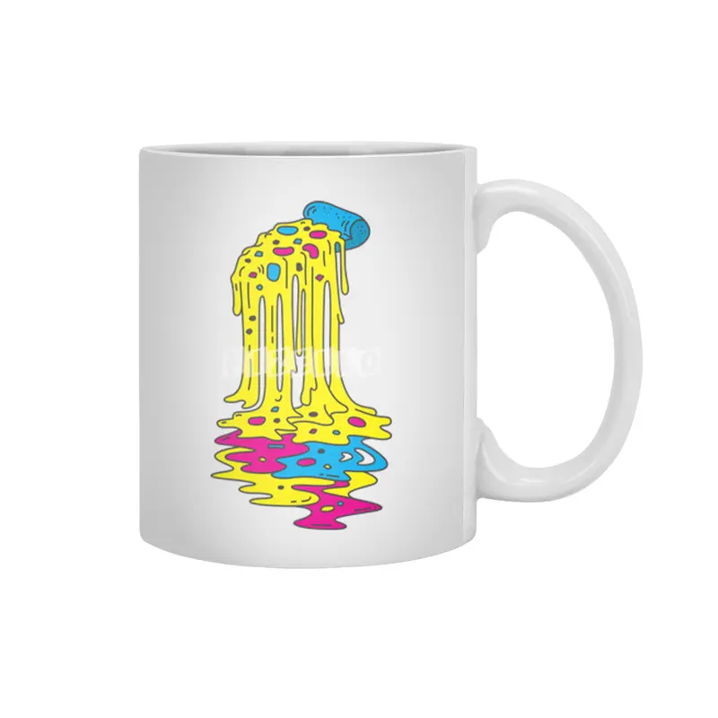 CMYK Overload Beyaz Kupa