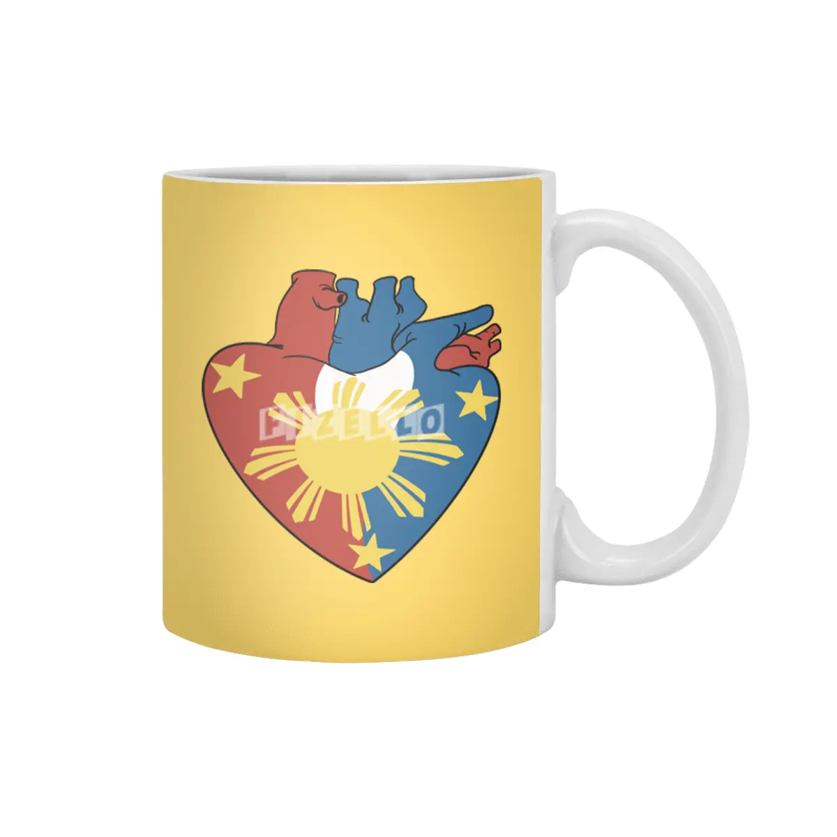 Filipino heart 2 Beyaz Kupa
