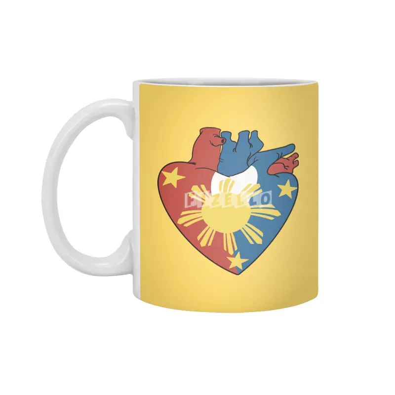 Filipino heart 2 Beyaz Kupa