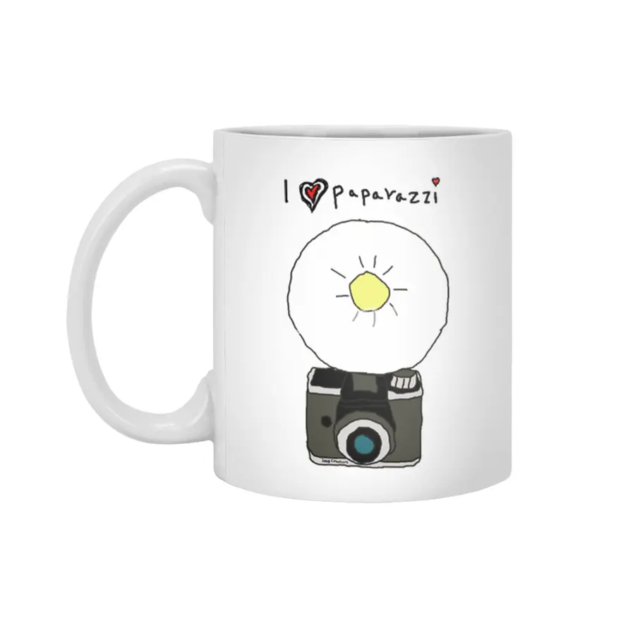 I heart Paparazzi Beyaz Kupa