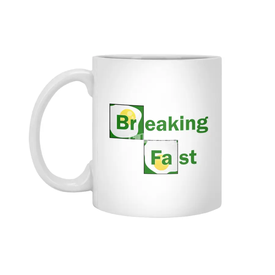 Breaking Fast Beyaz Kupa