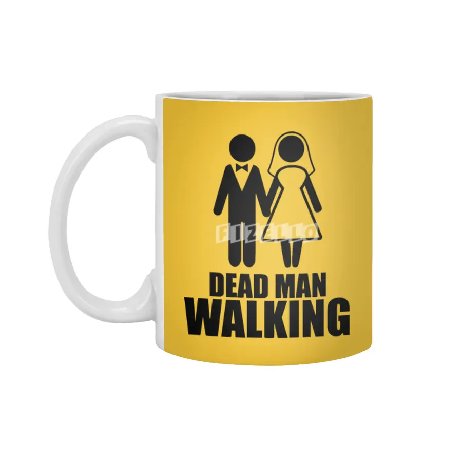 Dead Man Walking Beyaz Kupa