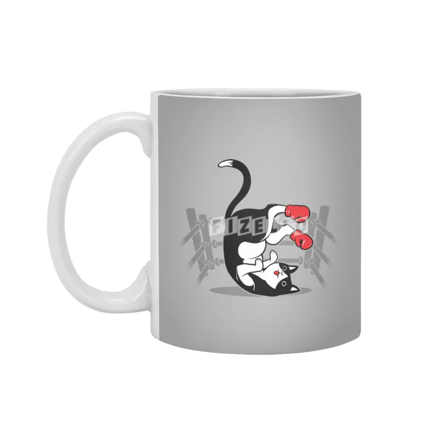 Boxer Cat Beyaz Kupa