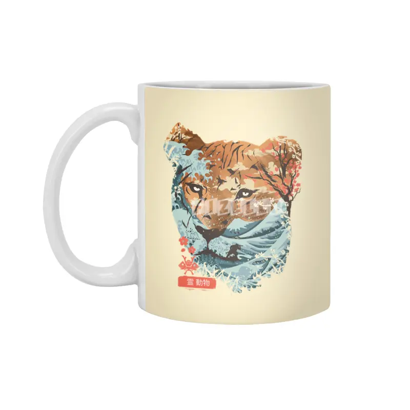 Spirit Animal Tiger Beyaz Kupa