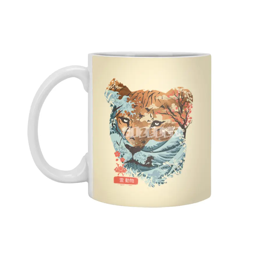 Spirit Animal Tiger Beyaz Kupa
