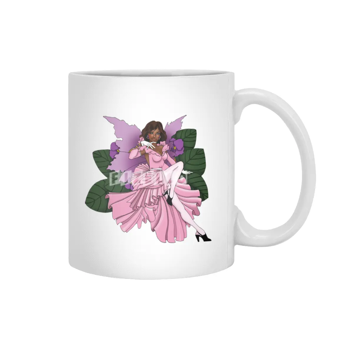 Violet Fairy Beyaz Kupa