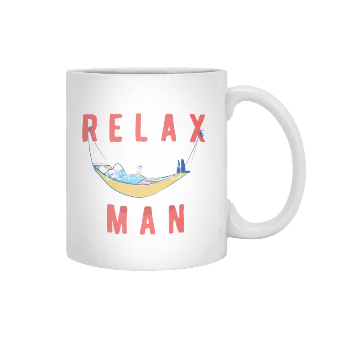 Relax Man Beyaz Kupa