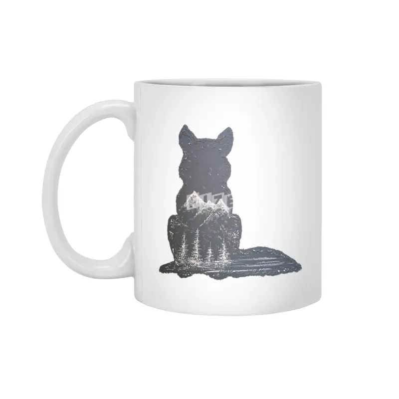 Wolf Pup Beyaz Kupa