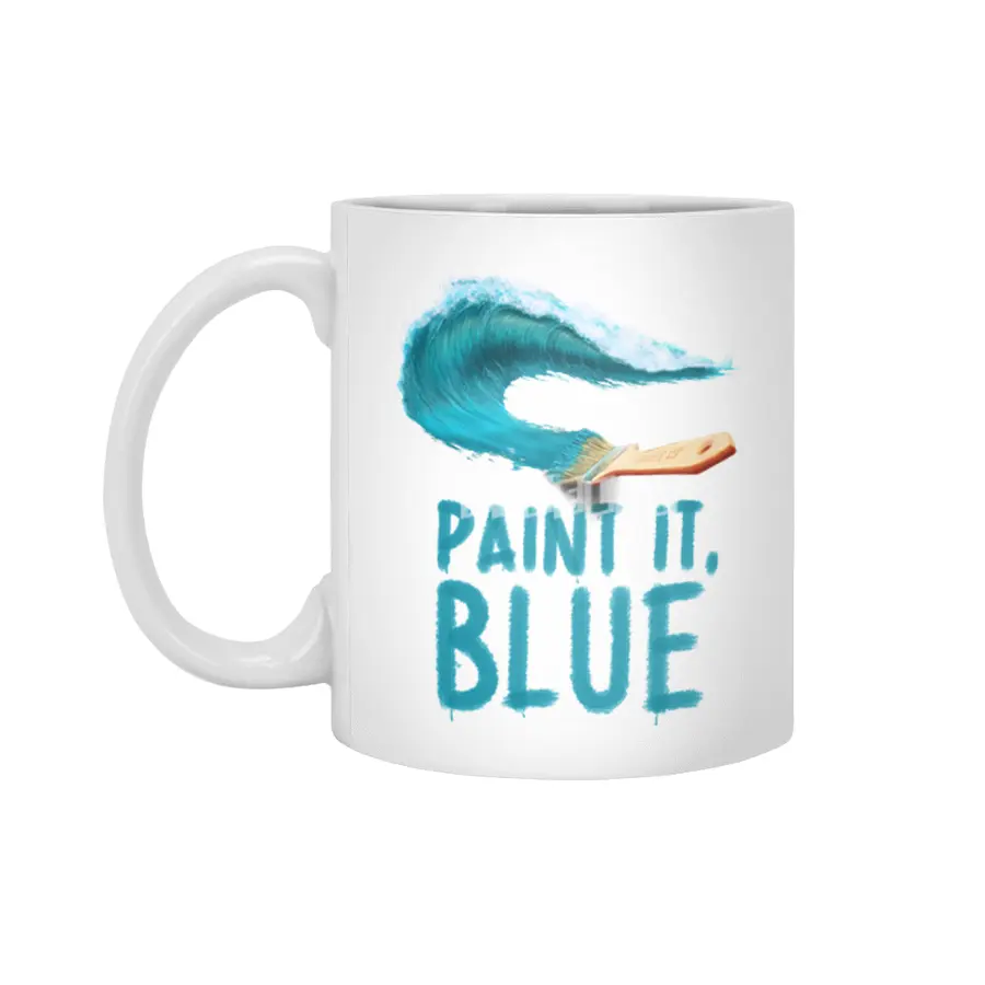 Paint It, Blue Beyaz Kupa